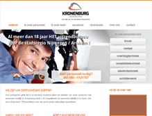 Tablet Screenshot of kronenburg.com